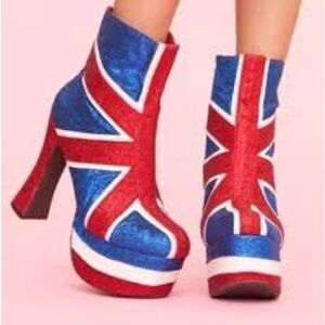 Jeffrey Campbell Union Jack Platform Boots - Spice Girls